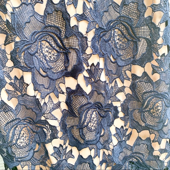 🚩SOLD🚩 Just Me | Larissa Navy Blue Lace Dress - Picture 8 of 8